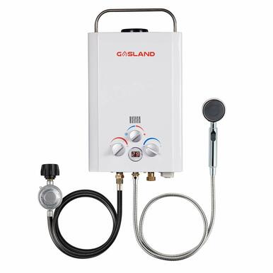 Outdoor Portable Tankless Water Heater-1.58GPM 6L-   White