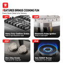Gasland Chef 36'' Gas Cooktop With 5 Italy Sabaf Burner - Function