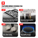 Gasland Chef 30'' Convertible Gas Cooktop w/ Thermocouple Protection - Function