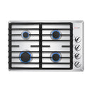 30 Inch Gas Cooktop, thermomate Built In Gas Rangetop with 4 High Efficiency SABAF Burners, NG/LPG Convertible 304 Stainless Steel Gas Stove Top with Flame Out Protection
