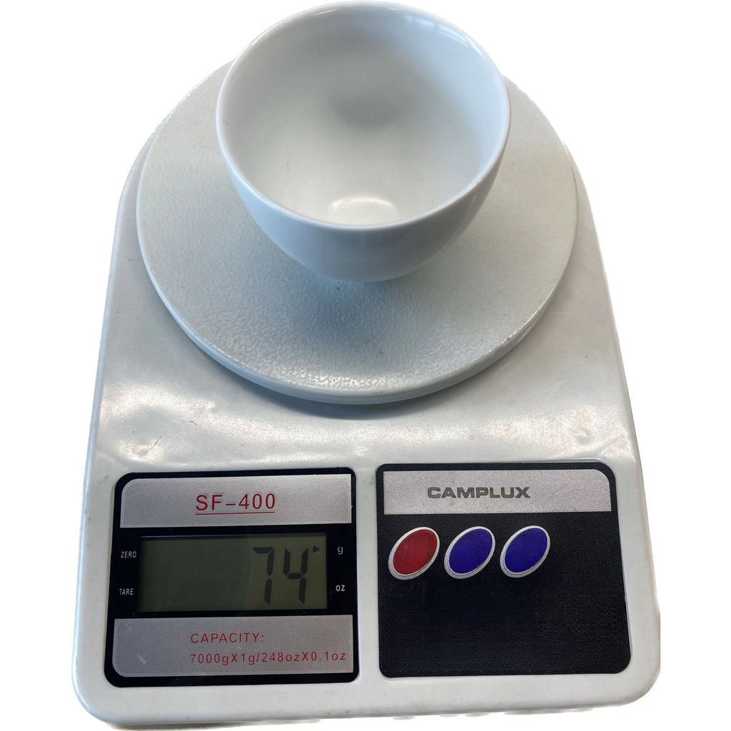 CAMPLUX 33lb digitale Lebensmittelwaage, wiederaufladbare Küchenwaage