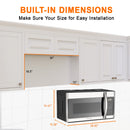 Gasland Chef 30'' Over-the-Range Microwave Oven - Silver