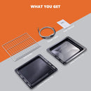 24 Inch Electric Wall Oven, 5 Cooking Functions Black Glass - Packing List