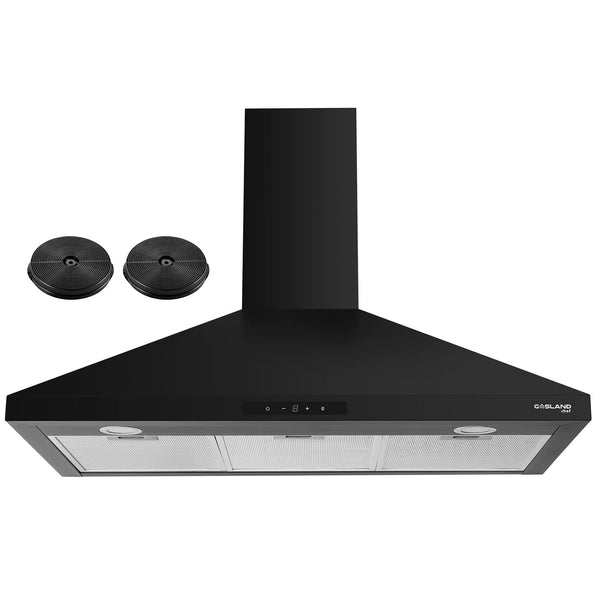 Gasland Chef 36'' Black Wall Mount Kitchen Hood - Ducted/Ductless