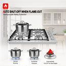 Gasland Chef 30'' Convertible Gas Cooktop w/ Thermocouple Protection - Protection