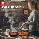 Induction Stovetop-30 inch-Slider control- Black