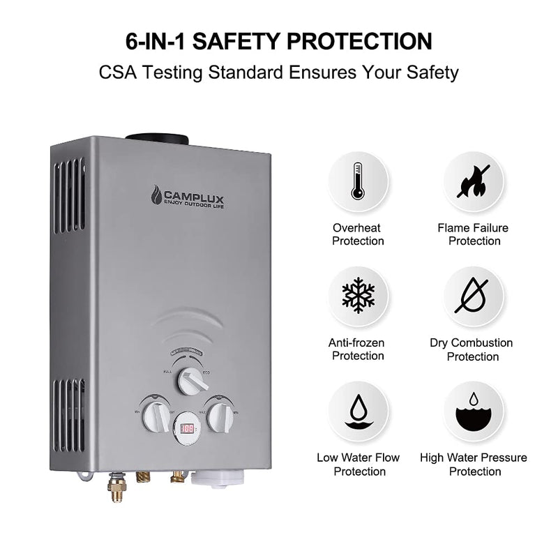 6 in 1 safety protection | Camplux