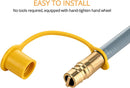 Gasland 12FT 1/2 Inch Natural Gas Hose w/ Conversion Kit