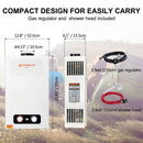 Camplux Outdoor Tankless Propane Water Heater - 2.64 GPM