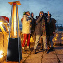 Pyramid Patio Heater - Warm Area Up to 115 sq. ft-Black
