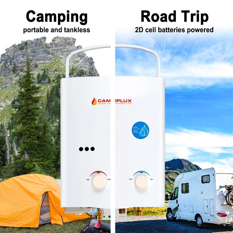durchlauferhitzer für camping Tragbarer Warmwasserbereiter für den Außenbereich – 5 l, 1,32 GPM