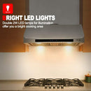 30" Under Cabinet Range Hood-Sensor Touch Control-Stainless Steel