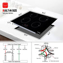 Gasland Chef 30'' Electric Cooktop - 4 Cooking Zone Countertop