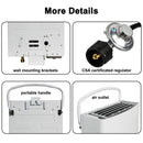 Camplux 1.32 GPM Outdoor Tankless Gas Water Heaters - 5L, White