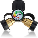 Propane Y Splitter Adapter Tee Connector