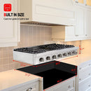 48 In. Gas Rangetop /w 6 Deep Recessed Sealed Burners & Griddle