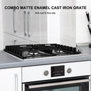 30 Inch Gas Cooktop, thermomate Built In Gas Rangetop with 4 High Efficiency SABAF Burners, NG/LPG Convertible 304 Stainless Steel Gas Stove Top with Flame Out Protection