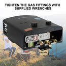 Camplux 1.32 GPM Outdoor Tankless Gas Water Heaters - 5L, Black