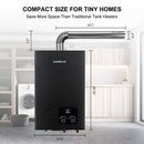 Camplux Tankless Water Heater - Black - 2.64 GPM