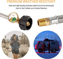Gasland 12 Inch RV Propane Hose with Gauge