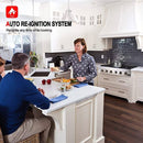 36 Inch Gas Rangetop w/ 6 Recessed Sealed burners