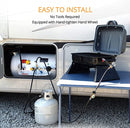 Manguera de extensión de propano Gasland de 12 pies con indicador, detector de fugas