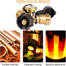 Gasland Propane Tank Gauge - 2 Way Propane Tank Splitter Adapter