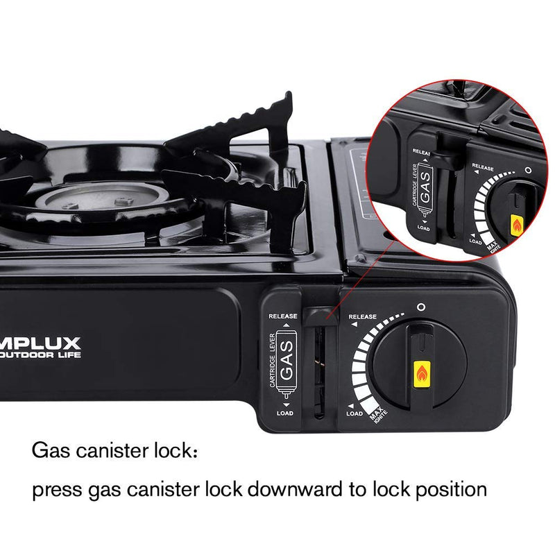 Estufa portátil para acampar al aire libre Camplux Dual Fuel (propano y butano)