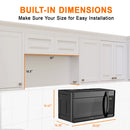 Gasland Chef 30'' Over-the-Range Microwave Oven - Black