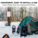 Camplux 1.32 GPM Outdoor Tankless Gas Water Heaters - 5L, White