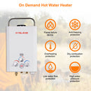 Outdoor Portable Tankless Water Heater-1.58GPM 6L-   White