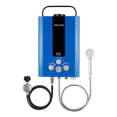 Outdoor Portable Tankless Water Heater-1.58GPM 6L-   Blue