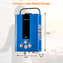 Outdoor Portable Tankless Water Heater-1.58GPM 6L-   Blue