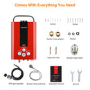 Outdoor Portable Tankless Water Heater-1.58GPM 6L- Red