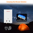 Outdoor Portable Tankless Water Heater- 3.18GPM 12L -White