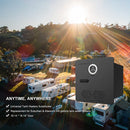 Camplux 2.64 GPM RV Tankless Hot Water Heaters w/ Door & Remote Control - Black - Use anytime, anywhere