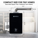 Camplux Tankless Natural Gas Instant Water Heater - 3.18 GPM