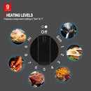 Ceramic  Cooktop-21 inch-Mechanical Knob Control-Black