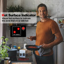 Electric Cooktop, thermomate 30 Inch Built-in Radiant Electric Stove Top, 240V Ceramic Electric Stove with 4 Burners, ETL Certified