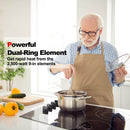 Electric Cooktop, thermomate 30 Inch Built-in Radiant Electric Stove Top, 240V Ceramic Electric Stove with 4 Burners, ETL Certified