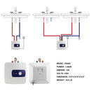 thermomate Mini Tank Electric Water Heater ES400 4 Gallons Point of Use Water Heater for Instant Hot Water Under Kitchen Sink 120V 1440W