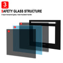 Built-in Electric Oven-Transparent Door-Black