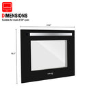 Built-in Electric Oven-Transparent Door-Black