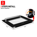 Built-in Electric Oven-Transparent Door-Black