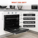 Thermomate 24'' Electric Single Wall Oven - 5 Cooking Functions