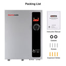 Tankless Water Heater Electric 27kW 240 Volt, thermomate On Demand Instant Endless Hot Water Heater, Digital Temperature Display for Residential Whole House Shower, 114A GRAY