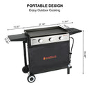 Camplux Propane Gas Grill Griddle - 33,000 BTU