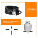 Camplux Outdoor Portable Propane Gas Fire Pit - Auto-Ignition