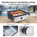 Camplux Outdoor Portable Propane Gas Griddle Grill - 13,000 BTU