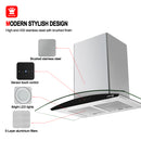 Gasland Chef 30'' Wall Mount Vent Hood - Sensor Touch Control - Modern design